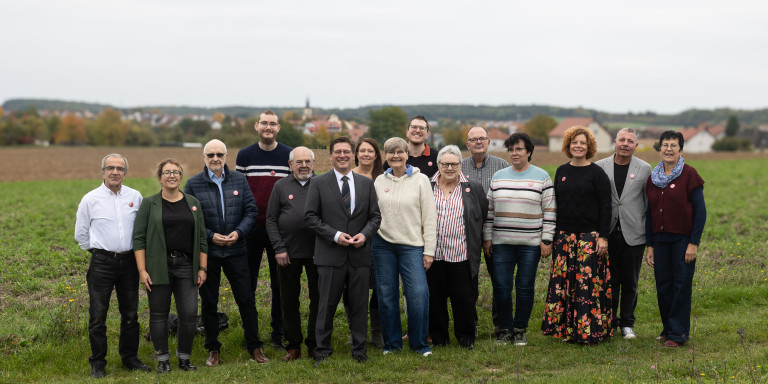 Gruppenbild der Kandidierenden 2026